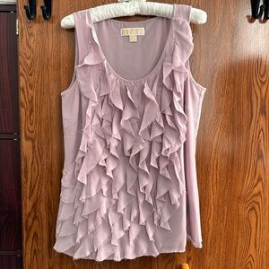 Michael Kors Ruffle Top Size 8